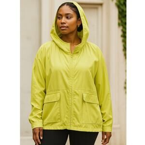 Mycra Pac One Hooded Raincoat in Grass